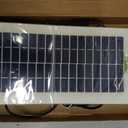 Oreilet Upgraded Solar Heater for Chicken Coop, 30W Portable Greenhouse and Dog House Rechargeable Sun Panel Kit, Solar Powered Heater for Drying Heating Pet House Warm Wind Gear