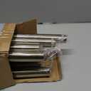 Antique Bronze Curtain Rods for Windows 72 to 144 Inches Adjustable Length Heavy Duty 1" Diameter Window Curtain Rod with Solid Metal Finials for Outdoor Farmhouse Bedroom Kitchen Living Room