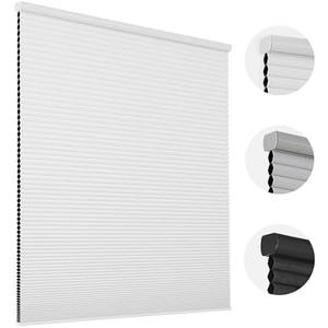 Joydeco Cellular Shades Cordless, 35 Inch Wide Blackout Cellular Blinds for Windows, Waterproof Honeycomb Blinds White Window Coverings for Bedroom, Living Room, Office, Kitchen