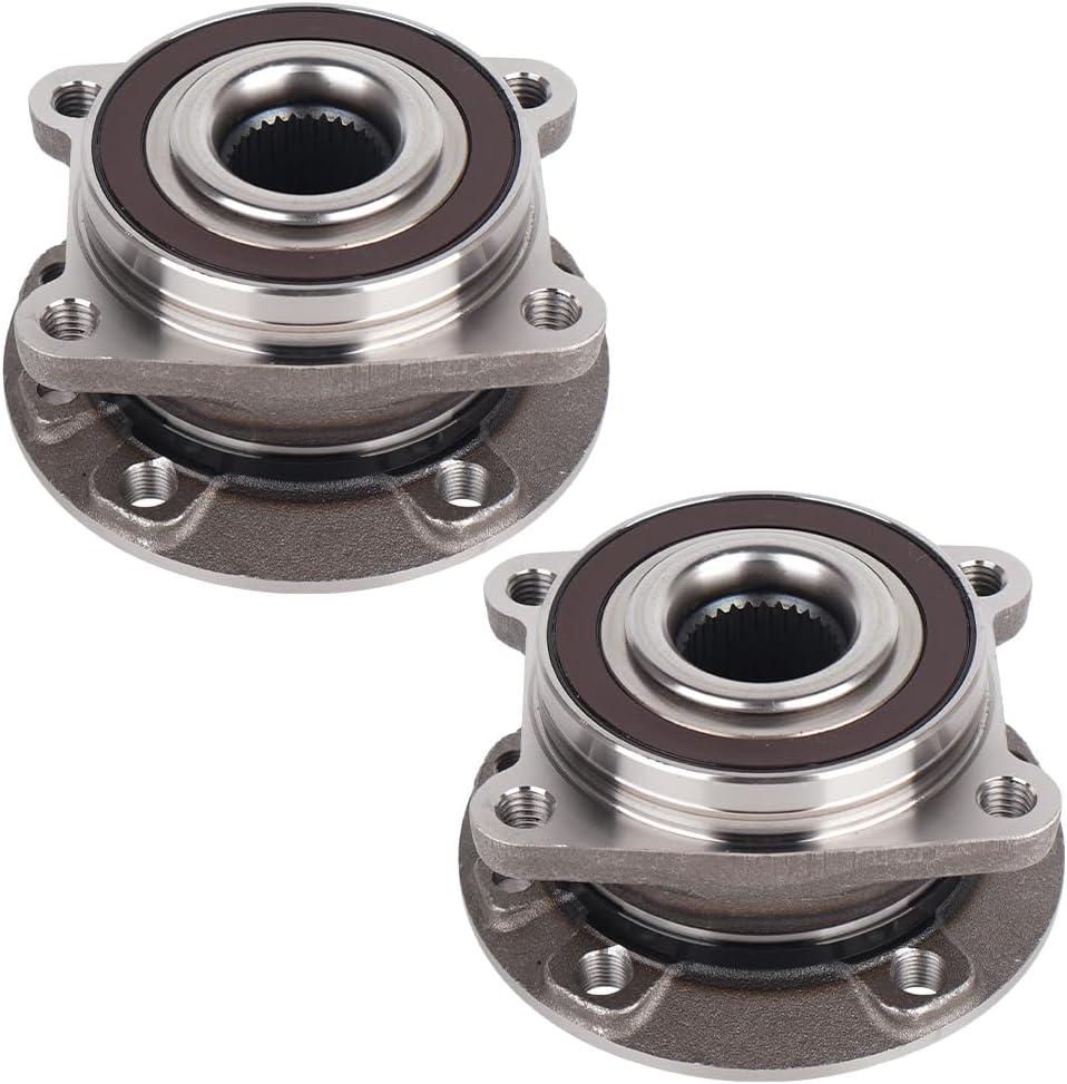 Autoround 512513 Wheel Bearing Hub Assembly Compatible with Jeep Cherokee 2014-2023, Chrysler 200 2015-2017 [Pack of 2]