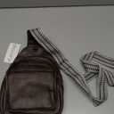 7L Sling Bag for Women Men Crossbody Belt Bag Small Travel Sling Backpack Anti Theft Chest Daypack Purse Faux Leather