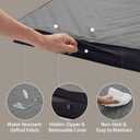 Outdoor Beds for Large Dogs, Waterproof with Washable Cover, Foldable Cooling & Orthopedic: 35in All Weather