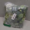 Artificial Eucalyptus Garland with gypsophila Flowers 2pcs 11.8ft Faux Greenery Garland Fake Eucalyptus Leaves for Wedding Arch Farmhouse Mantle Table Runner Decor Centerpiece Home Party Decor (green)