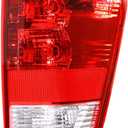 Tail Lights Assembly Compatible with 2004-2015 Nissan Titan OE Style Right Passenger Side Rear Light Taillights Replacement for 26550ZH226