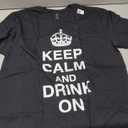 Keep Calm and Drink On T-Shirt L