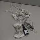 WBao Outdoor Christmas Decorations with 12" Star Topper, 344 LED 11.9ft Waterfall Christmas Lights, Remote Control 8 Modes, 3 Timers, UL Listed Waterproof for Tree Roof Porch Decor, Red Green White