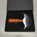 Coowolf Leather Knife with Wooden Handle, Leather Working Tools for Cutting Skiving and Trimming