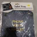 12 x Juvale Leather Catchall Valet Tray for Phone, Keys, Wallet (Navy Blue, 6.9 x 2.2 in)