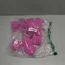 Jumbo Hair Curlers Rollers, 12Pcs 60mm Jumbo Hair Roller Curlers Self Grip Holding Rollers with 12Pcs Hair Clips for Long Straight Thick Hair (Rose Red)