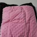 anfie Weighted Blanket Kids(40"x60" 7lbs) Weighted Blanket Cooling Blanket for Sleeping,Throw Size Breathable Blanket with Premium Glass Bead(Pink)