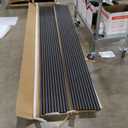 Art3d 2-Pack 108" x 12" Acoustic Wood Panels for Wall, Soundproof Wood Slat Panel for Wall and Ceiling, 3D Fluted Sound Absorbing Paneling for Interior Wall Decor, Living Room, Bedroom - Blackwood