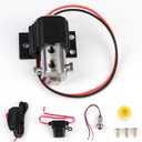 Universal Front Brake Line Lock Kit Electric Solenoid Launch Control System for Drag Racing or Hill Holder (Black)