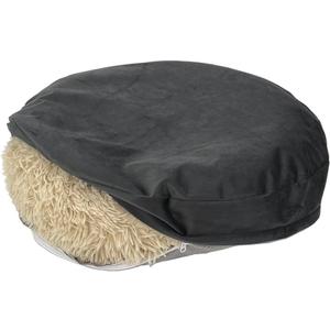 Waterproof Round Dog Bed Cover with Zipper Washable Grey Velvet Dog Bed Replacement Cover Only 36 Inch Waterproof Round Dog Bed Cover with Zipper Washable Grey Velvet Dog Bed Replacement Cover Only 36 Inch