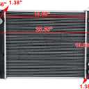 Radiator For Toyota Forklift 8FDU20 8FDU25 1DZ 8FGU20 8FGU25 4Y | Aluminum Radiator Replacement #16420U350071 #16410F210071 Forklift Radiator Engine Cooling Radiator