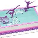 DecoPac 26253 CakeDecorating kit-Flip Jump Tuck Cake and Cupcake Toppers for Birthdays and Parties, 1 SET, Purple