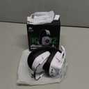 Wireless Gaming Headset with Noise Canceling Microphone for PC, PS5, PS4, Switch, Mac, 2.4 GHz Wireless & Bluetooth 5.4 Gaming Headphones, Cool RGB Lighting, 50Hr Battery, 50mm Drivers(White Black)