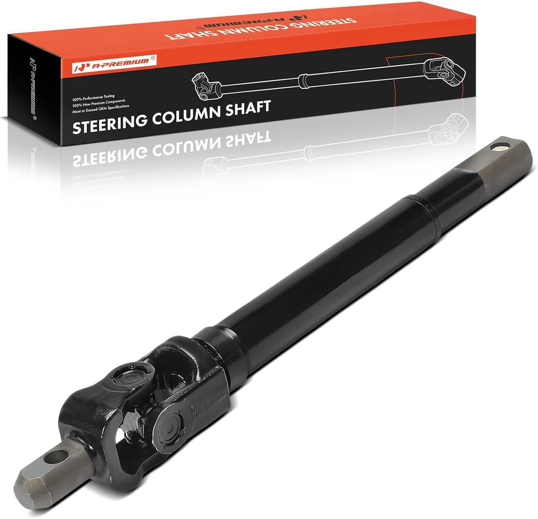 A-Premium Upper Intermediate Steering Shaft Steering Column Shaft Compatible with Chevrolet GMC Cadillac Models - Silverado 1500, Sierra 1500, Tahoe, Yukon XL, Suburban, Avalanche, Escalade, H2