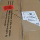 BOLUO White Nightstand with Charging Station, LED Night Stand with 2 Fabric Drawers, Bedside Table with USB Ports and Outlets, Nightstand for Bedroom Modern