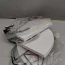 Alsonerbay White Corner Shelf Wall Mount, 4 Tier Floating Shelf for Wall Storage, Rustic Wood Shelves for Bedroom, Living Room, Bathroom, Entryway, Garage (Dog Shaped)