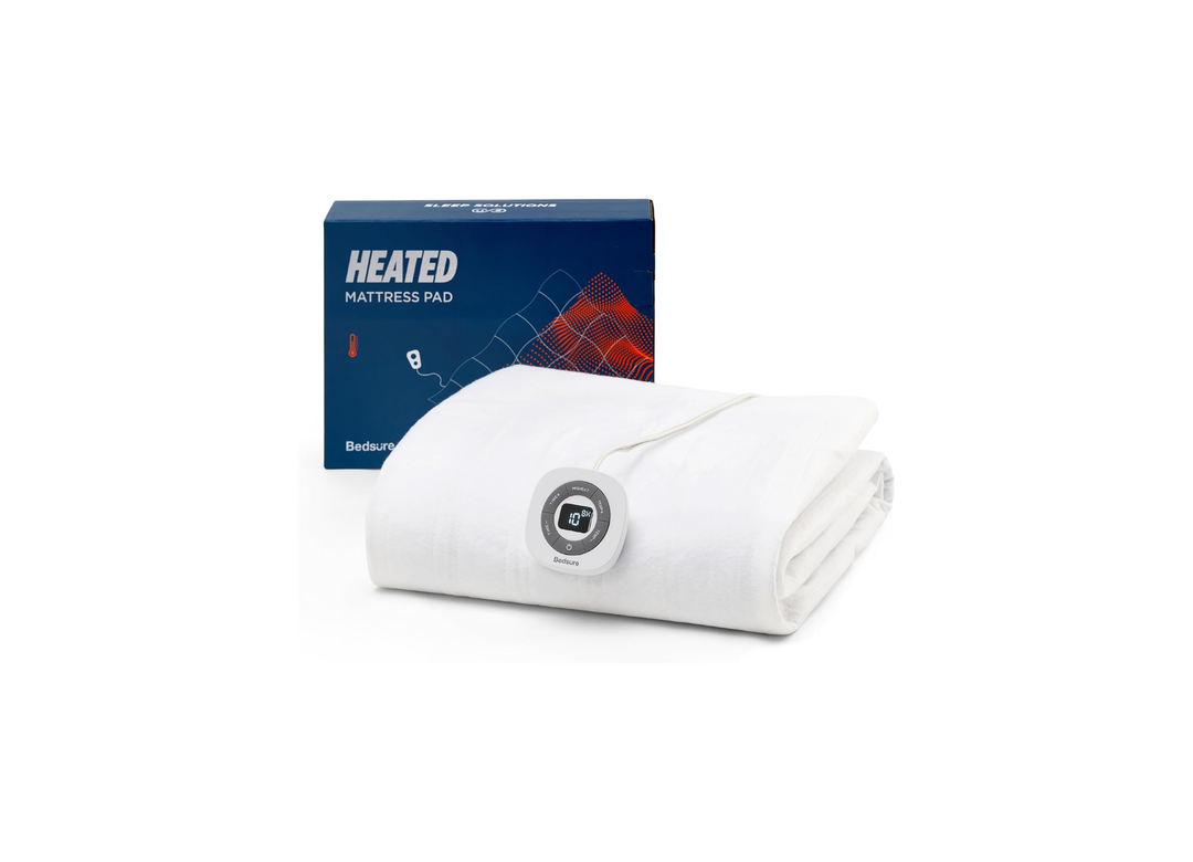Bedsure Bundle of Fast Heating Heated Mattress Pad and Electric Blanket, Full Size