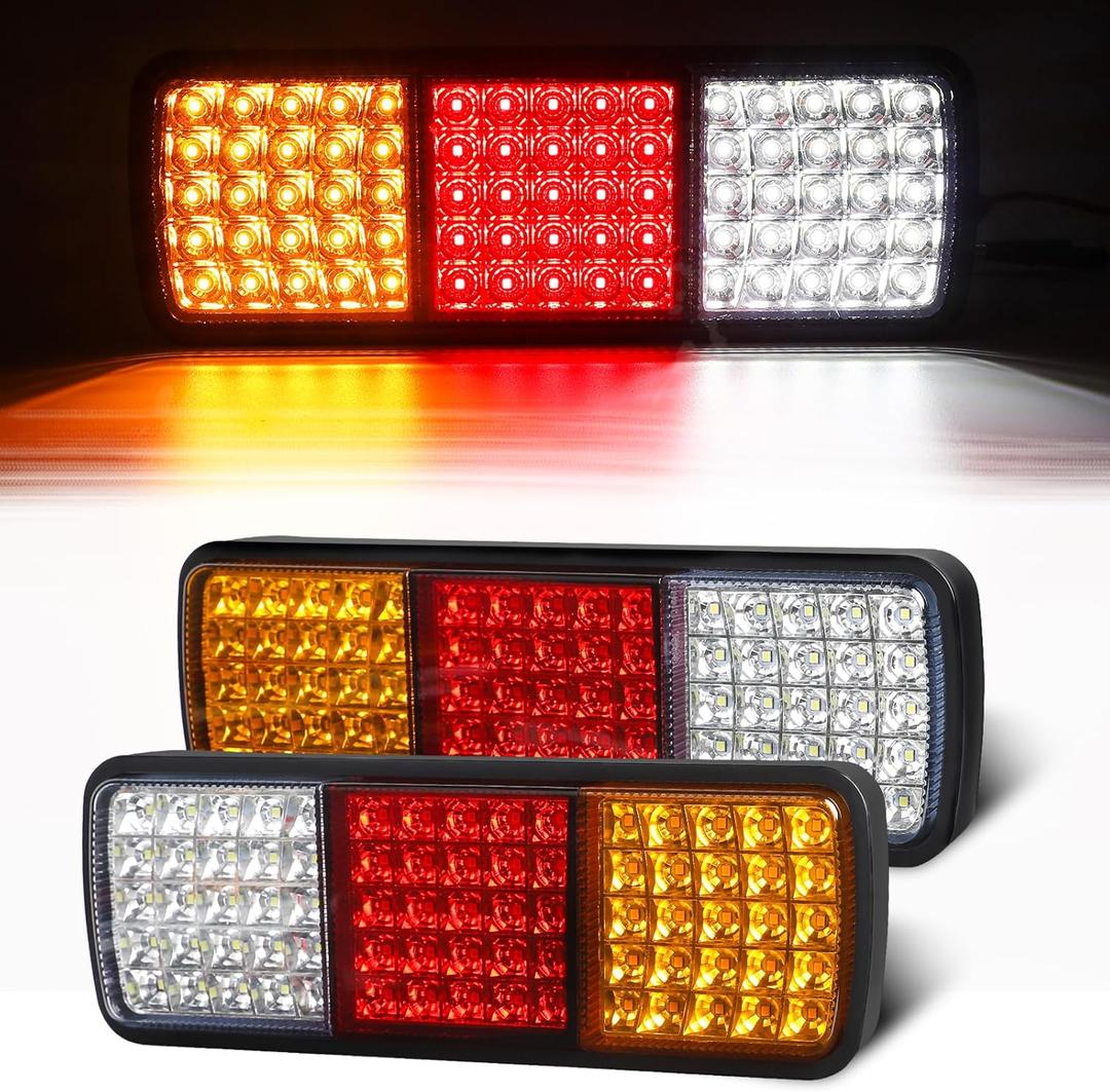 75 LED Truck Tail Light Bar, Turn Signal Running Brake Reverse LED Trailer Lights, Waterproof Taillight for Truck Boat Snowmobile Trailer Pickup RV Camper UTV UTE Vans