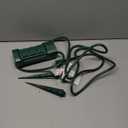 BESTTEN Outdoor Power Strip with Covers and Overload Protection Switch, Double Sided 6-Outlet Yard Power Stake with 9-Foot Long Extension Cord, ETL Certified, Green