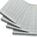 PieceNat Replacement Fabric Panels – Fabric Only – 4 Panels (23” x 96”) – Trimmable, Natural Woven, Light-Filtering, Easy Swap – Fits Most Panel Track Blinds, Napa Taupe