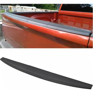 ECOTRIC Tailgate Molding Cap Spoiler Compatible with 2009-2019 Dodge Ram 1500 2500 3500 Classic Replacement for CH1909100 55372052AH 6502632 926-578 Tail Gate Cover Top Protector Lip Trim (3Pcs)