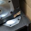 LAATOOREE Nightstand Set of 2, Small Bed Side Table with Fluted Door, End Table with Solid Wood Legs, Mid-Century Bedside Table for Bedroom Small Space (Black)