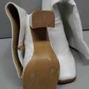 IDIFU IN3 Knee High Boots for Women Square Toe GoGo Chunky High Heeled Tall Long Fall Boot with Side Zipper Dress Comfortable Fashion Pull On Small Thick Heel Boots (7)