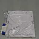 Aolyty 18W Ultra Thin LED Ceiling Panel Light 8.89" Recessed Square Downlight for Home, Office, Mall, Low Energy Consumption Non Dimmable 6000K (White)