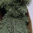 Bluesea 6FT Christmas Norfolk Pine Garland, Real Touch Pine, Faux Greenery Garland for Fireplace,Table, Stairs, Mantle, Window,Indoor Outdoor,Home,Holiday Decor1 Pcs