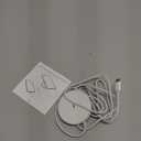 Magnetic Wireless Charger 15W Mag Safe Charger-Fast Charging Pad Compatible with iPhone17/16/15/14/13/12 Series & Airpods 2 3 Pro-LED Mag-Safe Pad with Dual Charging Ports Original ReplacementWhite