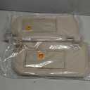 Beige Sun Visor Compatible with Sport-Age 2005-2010 W/O Light Driver&Passenger Side 85202-1F090LX 85201-1F090LX 85202-1F690LX 85201-1F690LX