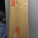 ALPHA CAMP Camping Chair 2 Pack Portable Chair with 3-Can Cooler Folding Chair with Side Pocket and Cup Holder, Collapsible for Camping, Tailgates, Beach, Fishing and Sports,2PC (Black&Grey)