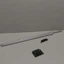 TOOLUXE 00216L 1/2" Drive Long Reach Extension Bar Set | 3 Piece | 18", 24", 30" | Super Extended | Cr-V Steel, clear