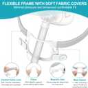 Replacement CPAP Set for Airfit F40 - Frame & Swivel Tubing Combo for F40 Full Face Mask, Improved for Lower Noise and Longer Lasting, ItAll Supplies Accessories (No Mask)