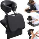 Udefineit 3 in 1 Multifunctional Portable Face Down Cradle Massage Kit for Desktop, Massage Bed & Home Mattress, Deluxe Adjustable Headrest Face Pillow Bracket for Office Sleeping Nap Rest