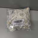 7 x Handmade Crochet Snowflake Rear View Mirror Accessories, Cute Car Hanging Ornament for Women's Interior Decor/Home Pendants