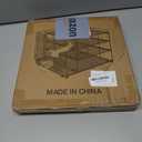 Teal Desk File Organizer and Accessories, 4-Tier Paper Organizer with Vertical File Holder, Office Desk Accessories & Workspace Organizers and Desktop Storage for Office Supplies (Sky Blue)