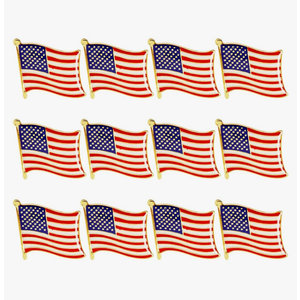 American Flag Lapel Pins for National Day, 4th of July, Veterans, Memorial Day, Political Events, Patriotic, USA Flag Pins for Suits, Backpacks & Hats