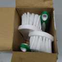 Amazer Scrub Brush for Cleaning Comfort Grip Shower Scrubber Stiff Bristles with Handle Heavy Duty Cleaner Brush for Tub Sink Carpet Floor - Pack of 2 (Green+Green)