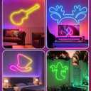 RIYO Neon Rope Lights, 32.8Ft RGB LED Strip Lights - App & Remote Control, Music Sync, IP67 Waterproof, Flexible Neon Lights for Bedroom, Gaming, Party, Outdoor Decor, Multiple Modes