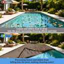 Pool Leaf Net Cover with Gromments and Ropes, 20 x 40 FT Mesh Pool Covers for Inground/Above Ground Swimming Pools, Keep Leaves Out of Your Pool, Tear Resistant, UV Resistant, Reatherproof