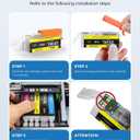 PGI-250XL CLI-251XL 5 Color Value Pack, Compatible for Canon 250 251 Ink Cartridges to use with PIXMA MX922, MG5420, MG5520, MG5522, MG6320, MG6620, iP7220 (PGBK, Black, Cyan, Magenta, Yellow)