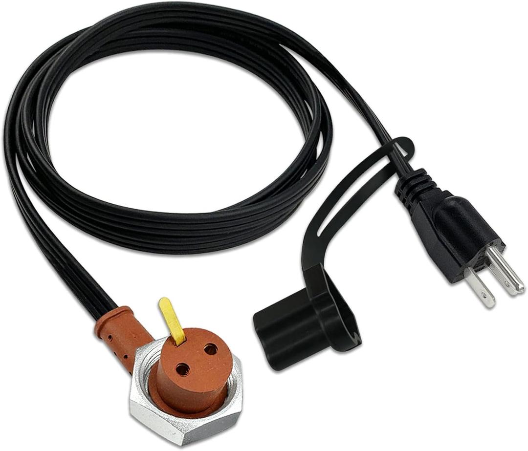 3600008 Engine Block Heater Cord 251919 for Fo-rd 6.0 6.4 6.7 6.8 7.3 L Diesel E350 450 550 F250 350 450 550 Dod-ge Ra-m Cu-mmins Diesel 5.9 6.7 L 120V Heavy Duty Immersion Heaters 6 Feet