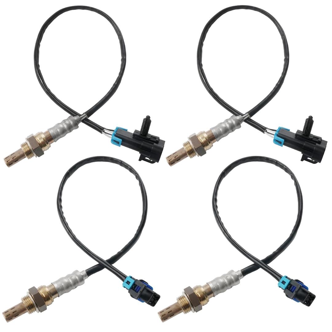 4PCS Oxygen Sensor Upstream Downstream O2 Sensor Compatible with 2006-2007 Chevy Avalanche Silverado Suburban 1500 Tahoe, GMC Yukon Yukon XL Sierra 1500, Cadillac Escalade Replace 234-4018 234-4337