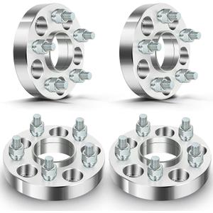 ECCPP 4PCS 5x110 1" Hubcentric Wheel Spacers 5 Lug 5x110mm to 5x110mm 12x1.25 Studs 65.1mm CB fits for Dodge Dart for Chrysler 200 for Jeep Cherokee