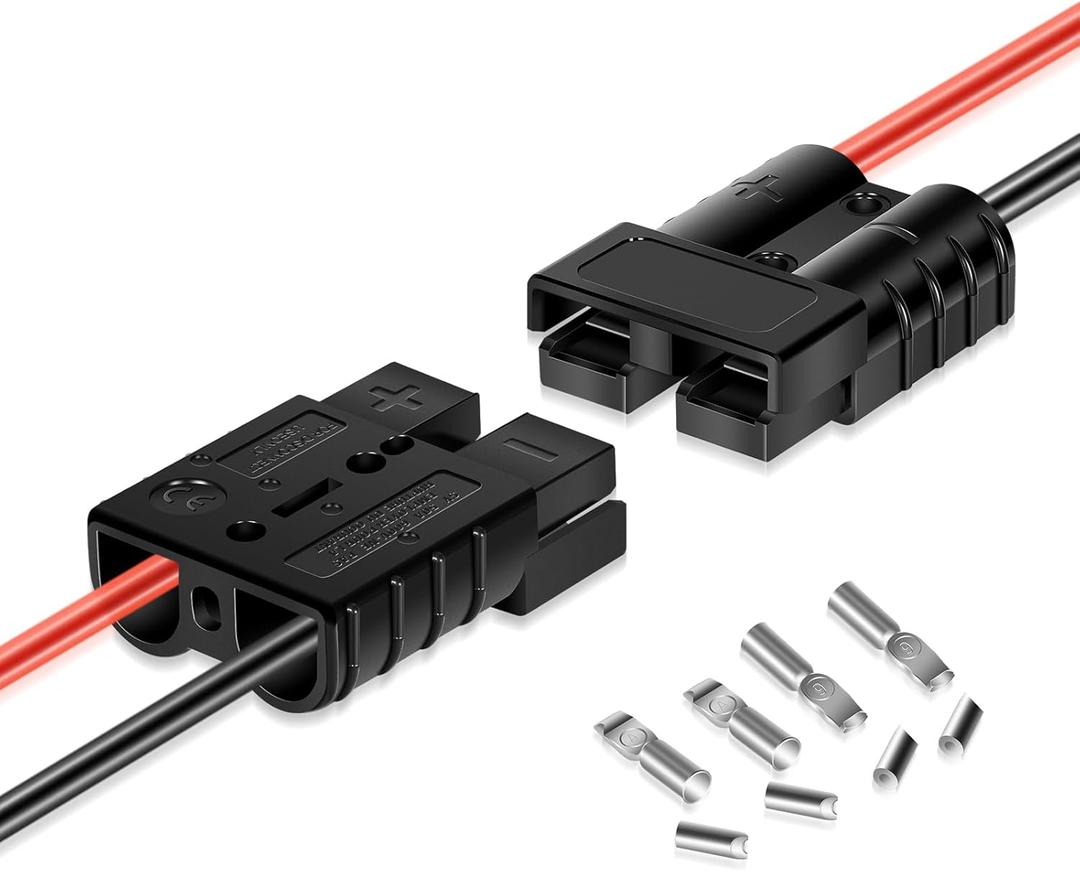 1865107 MKR-20 Quick Connect Plug Fits 612 Gauge Wires for Minn Kota Edge, Riptide, Terrova, Fortrex, Maxxum, Traxxis Models, Trolling Motor Quick Connector Kit