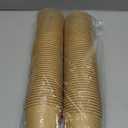 Kraft 100 Pack Paper Cups - 8 Oz Hot Compostable Cups for Coffee, Water & More